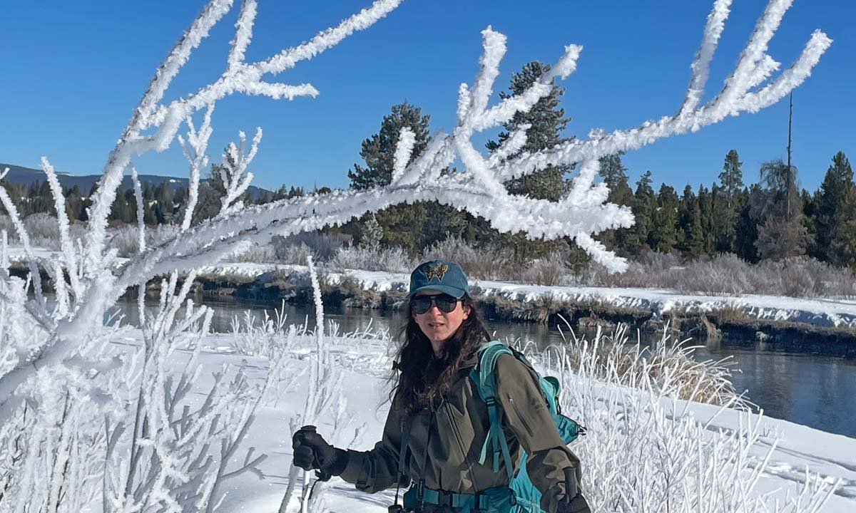 BFC Volunteer Nathan Rome on ski patrol